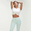 WRUP Drill Limited Edition - High Waisted - 7/8 Length - Mint Green