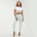 WRUP Drill Limited Edition - High Waisted - 7/8 Length - Mint Green