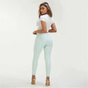 WRUP Drill Limited Edition - High Waisted - 7/8 Length - Mint Green