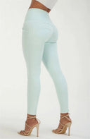 WRUP Drill Limited Edition - High Waisted - 7/8 Length - Mint Green
