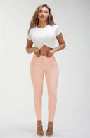 WRUP Drill Limited Edition - High Waisted - 7/8 Length - Peach