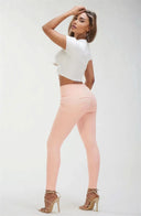 WRUP Drill Limited Edition - High Waisted - 7/8 Length - Peach