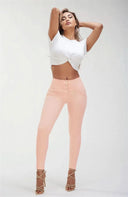 WRUP Drill Limited Edition - High Waisted - 7/8 Length - Peach