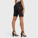 WRUP Drill Limited Edition - High Waisted - Biker Shorts - Black