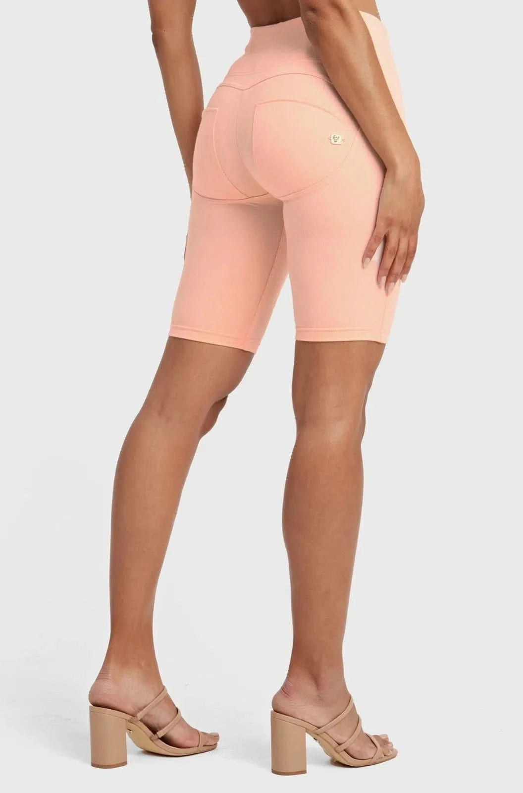 WR.UP® Drill Limited Edition - High Waisted - Biker Shorts - Peach