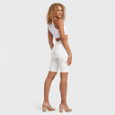 WRUP Drill Limited Edition - High Waisted - Biker Shorts - White