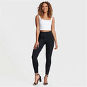WRUP Fashion - High Waisted - 7/8 Length - Black