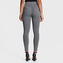 WRUP Fashion - High Waisted - 7/8 Length - Grey