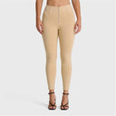 WRUP Fashion - High Waisted - 7/8 Length - Latte