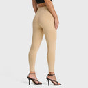 WRUP Fashion - High Waisted - 7/8 Length - Latte