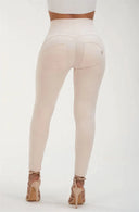 WRUP Fashion - High Waisted - 7/8 Length - Light Beige