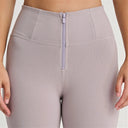 WRUP Fashion - High Waisted - 7/8 Length - Light Grey