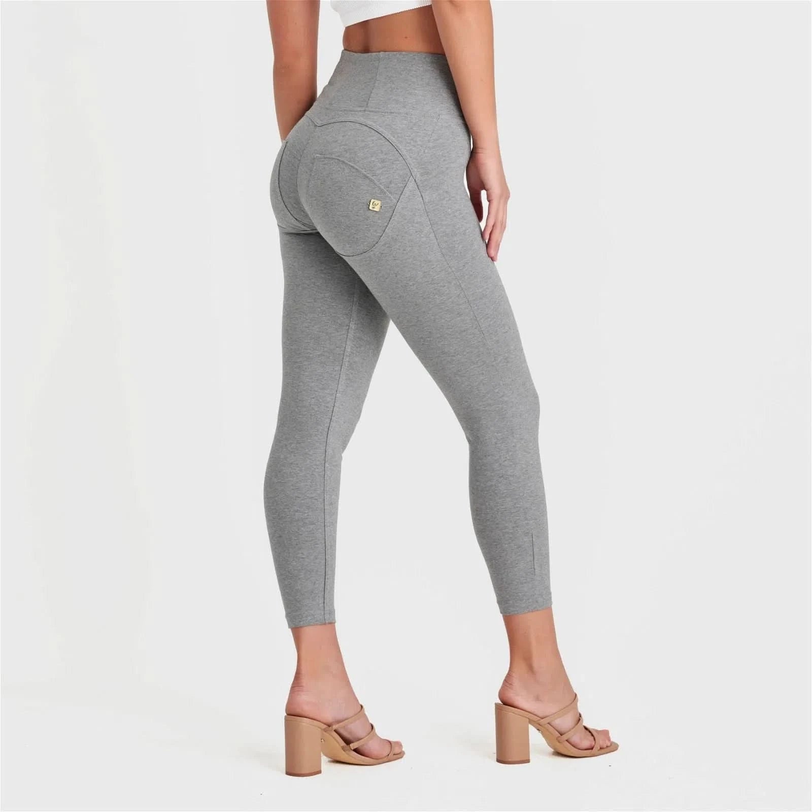 WRUP Fashion High Waisted 7 8 Length Melange
