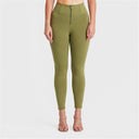 WRUP Fashion - High Waisted - 7/8 Length - Olive Green