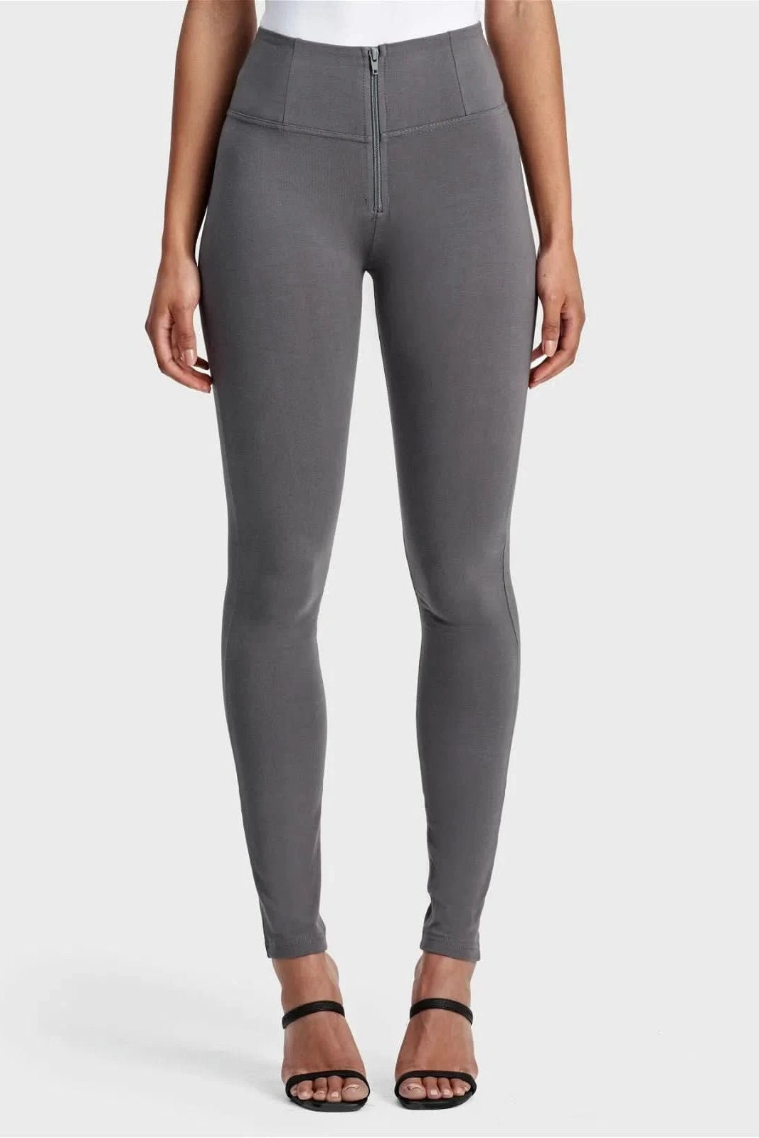 WRUP Fashion - High Waisted - Full Length - Grey 2