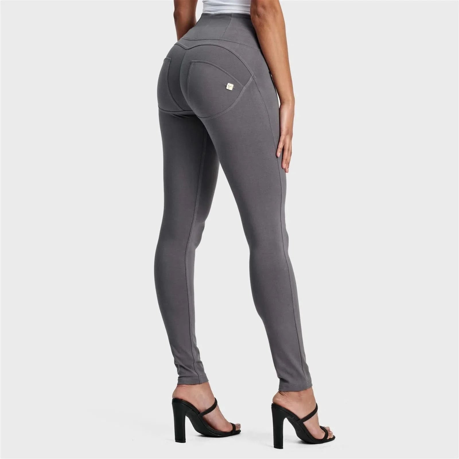 WRUP Fashion - High Waisted - Full Length - Grey