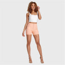 WRUP Fashion - High Waisted - Shorts - Pastel Pink