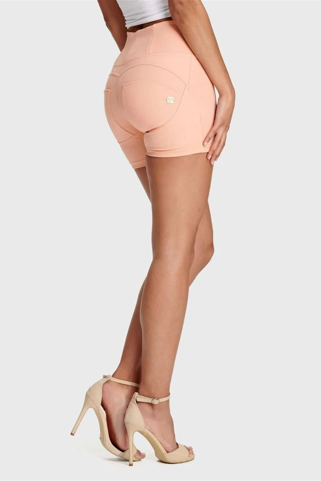 WR.UP® Fashion - High Waisted - Shorts - Pastel Pink 3