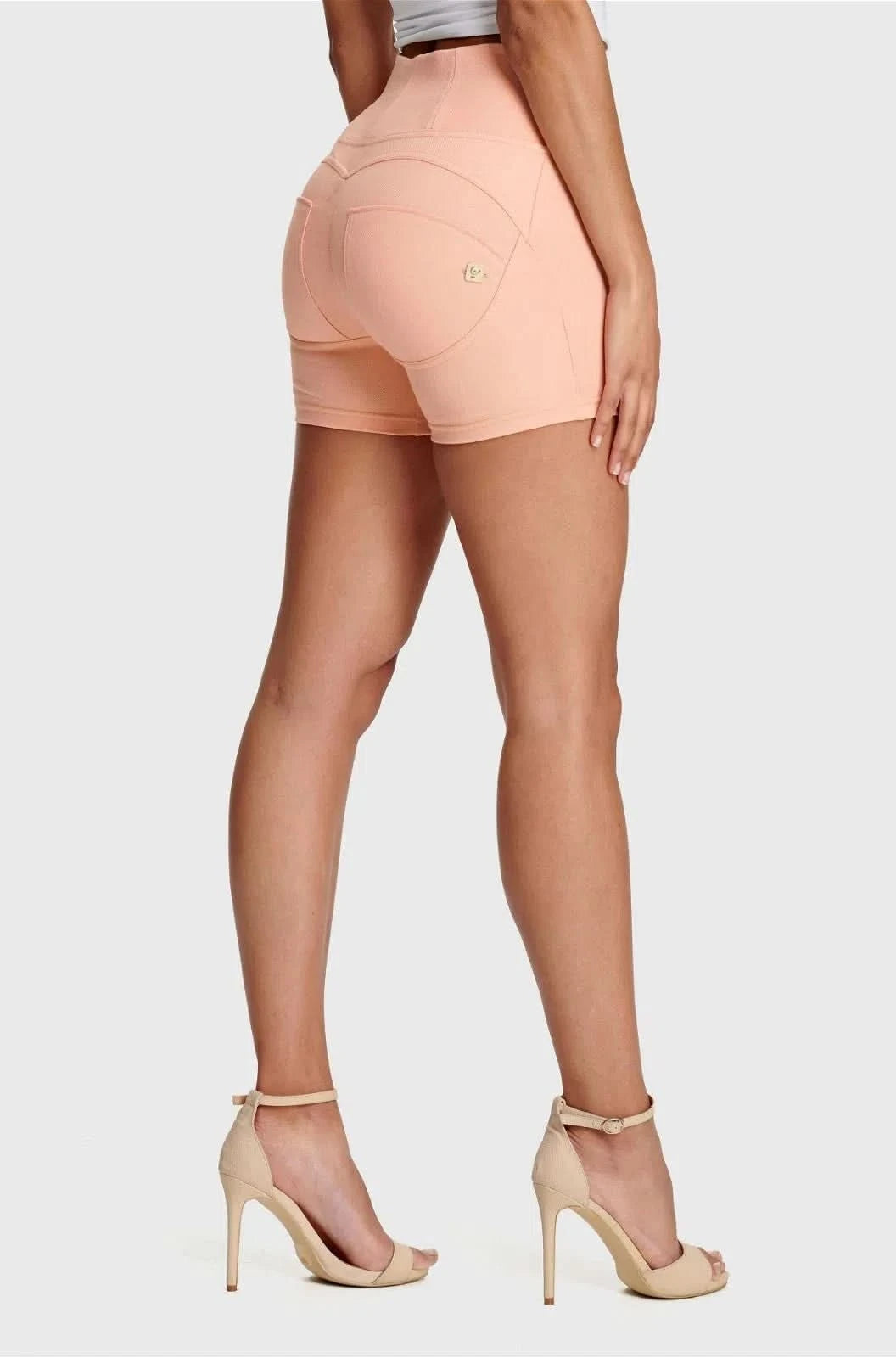 WR.UP® Fashion - High Waisted - Shorts - Pastel Pink