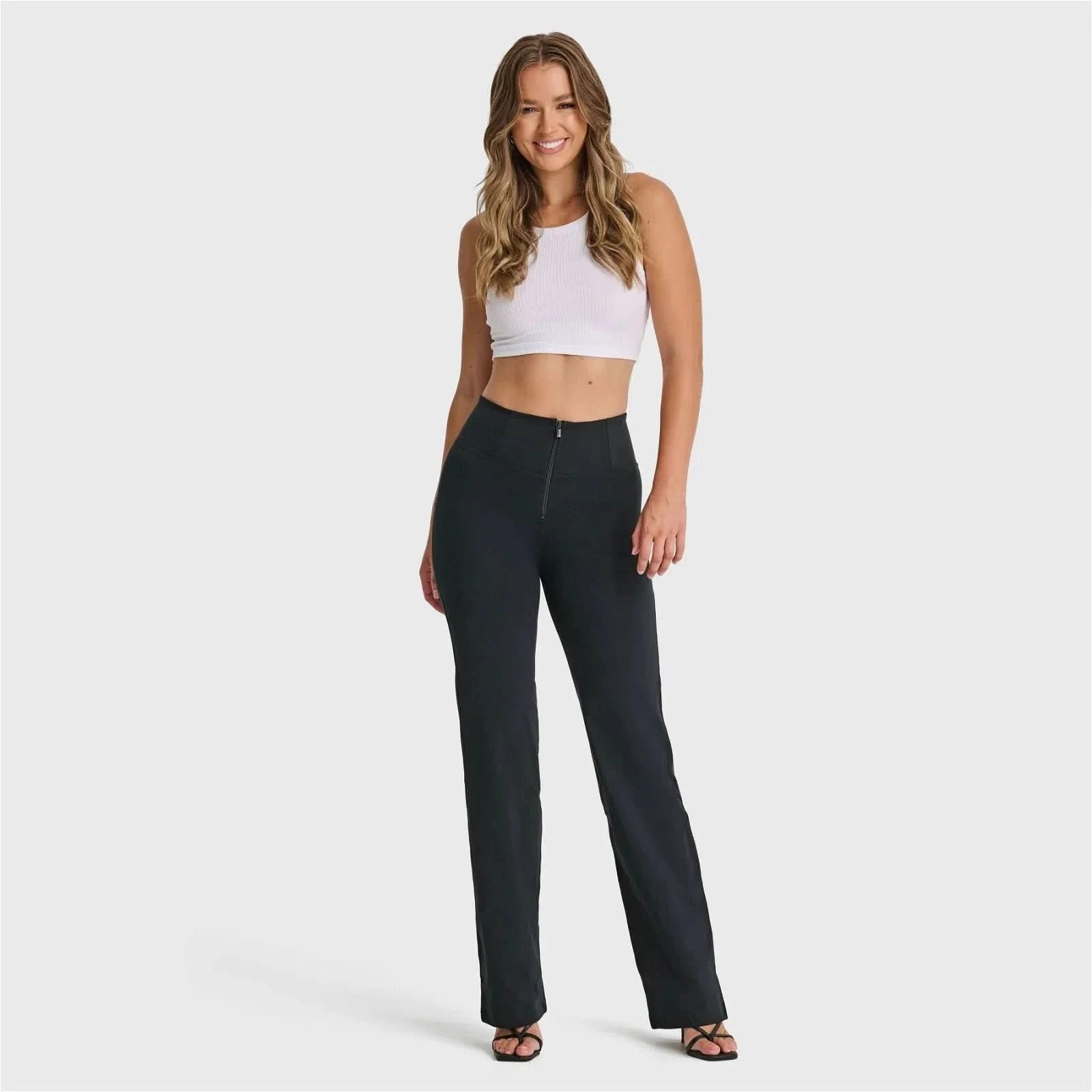 WR.UP® Fashion - High Waisted - Straight Flare - Black 2