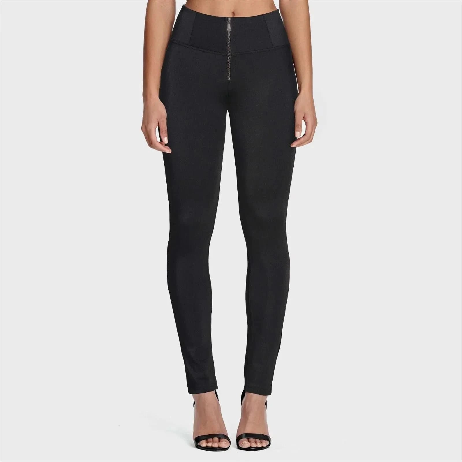 WRUP Fashion - Limited Edition High Waisted - Full Length - Black Lurex