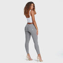 WRUP Fashion - Mid Rise - 7/8 Length - Melange Grey