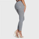 WRUP Fashion - Mid Rise - 7/8 Length - Melange Grey