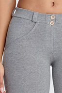 WRUP Fashion - Mid Rise - 7/8 Length - Melange Grey