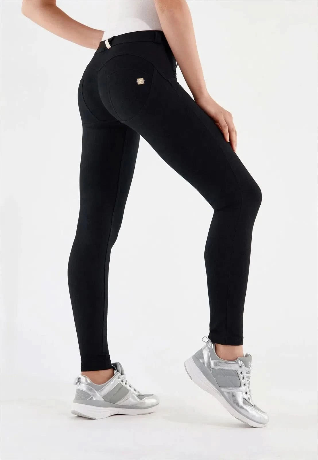 WRUP Fashion - Mid Rise - Full Length - Black 2