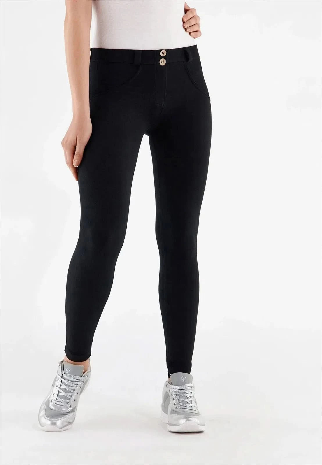 WRUP Fashion - Mid Rise - Full Length - Black 3