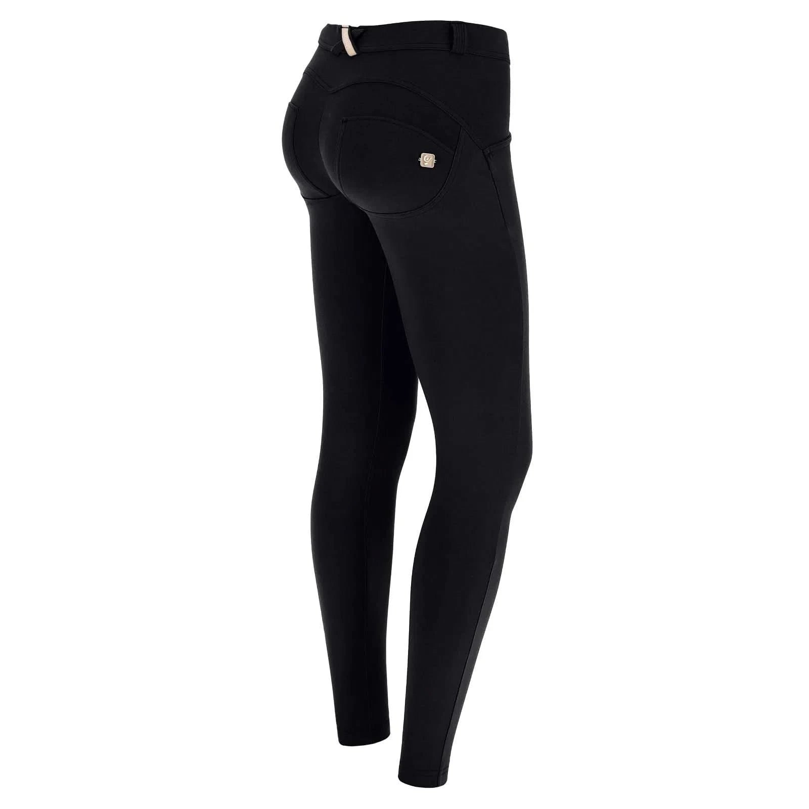 WRUP Fashion - Mid Rise - Full Length - Black 1
