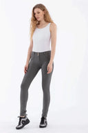 WRUP Fashion - Mid Rise - Full Length - Grey