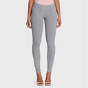 WRUP Fashion - Mid Rise - Full Length - Melange Grey