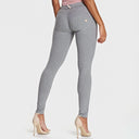 WRUP Fashion - Mid Rise - Full Length - Melange Grey