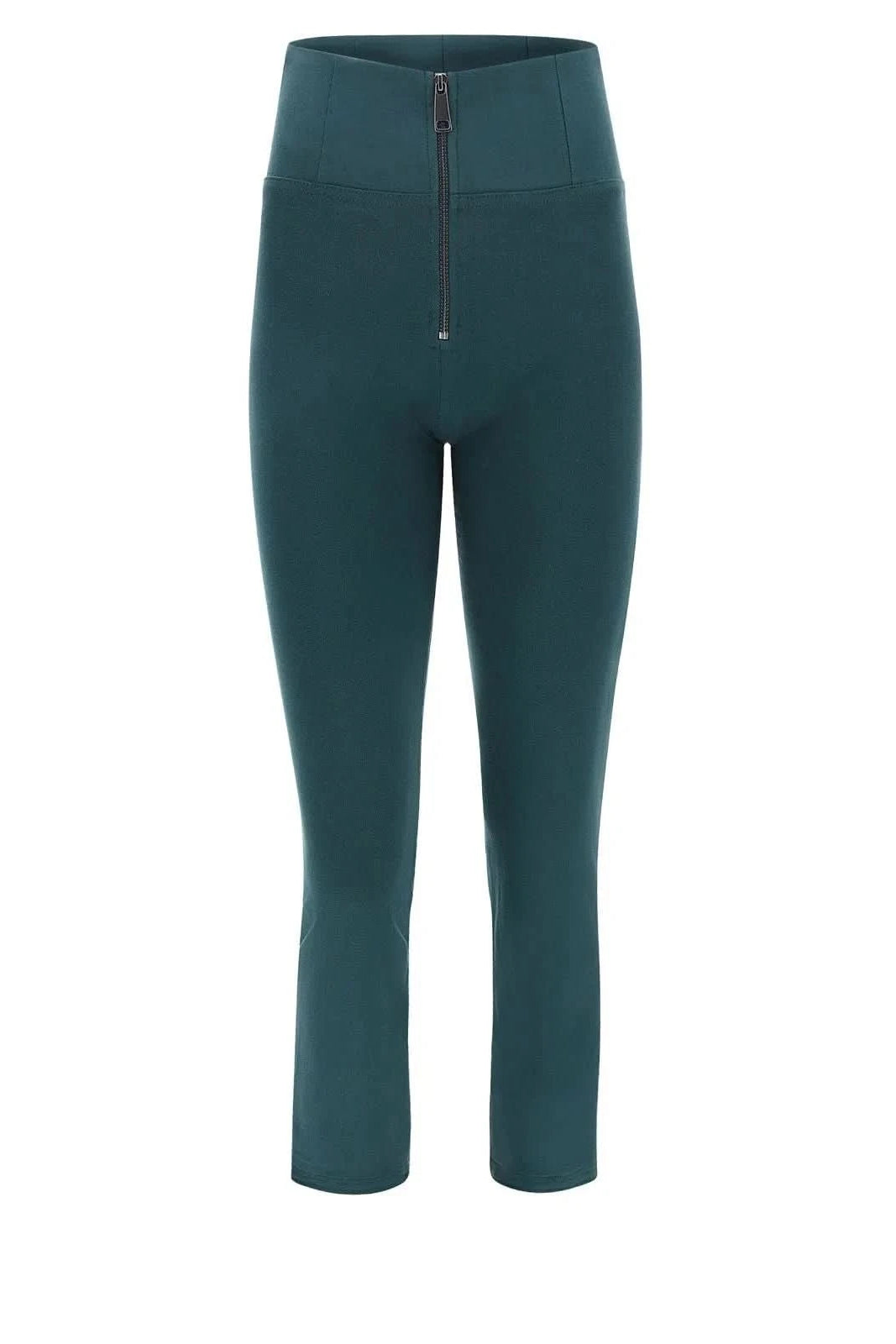 WR.UP® Fashion with Feathers - High Waisted - Capri Length - Pine Green 2