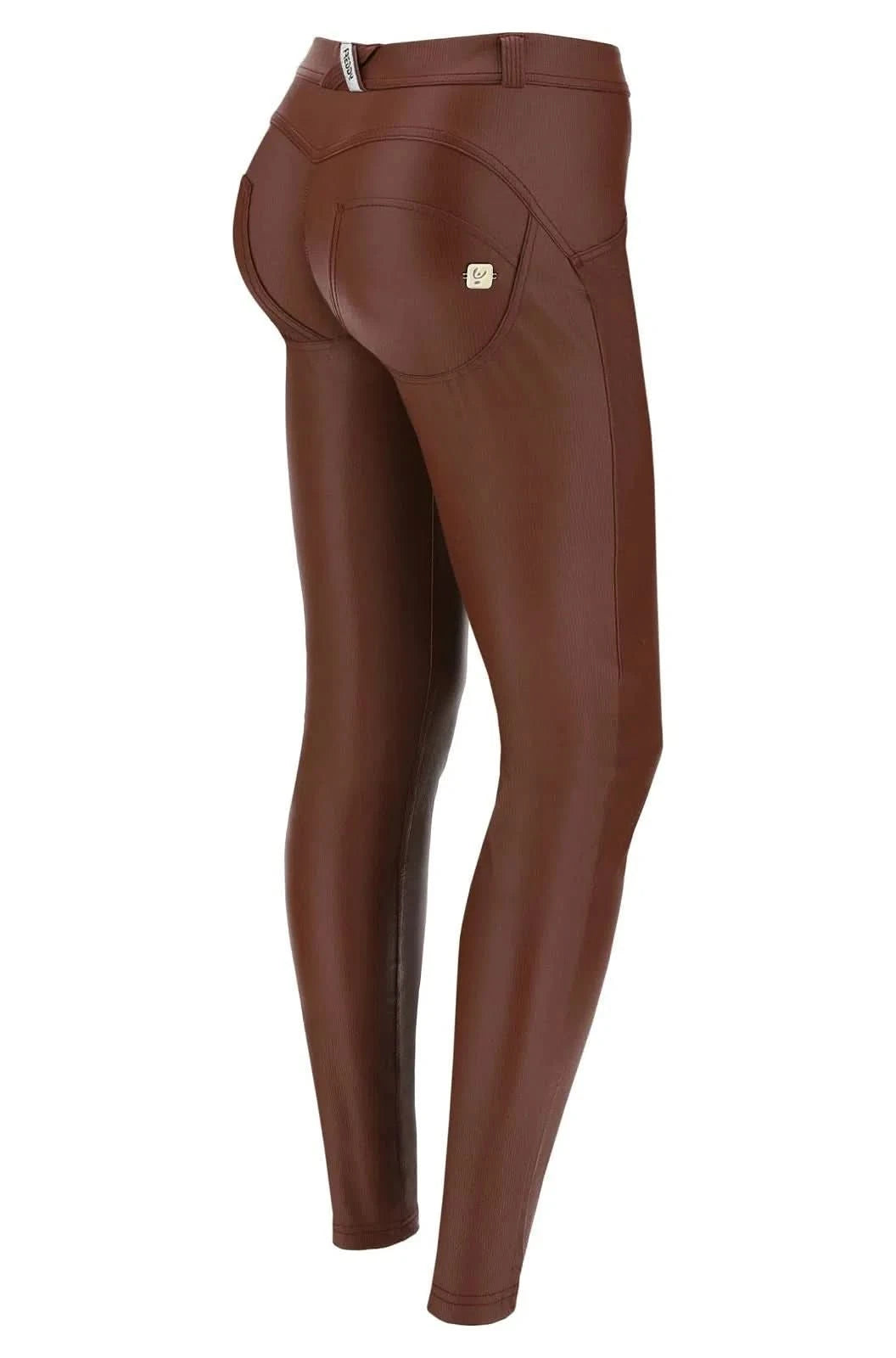 WR.UP® Faux Leather - Mid Rise - Full Length - Brown