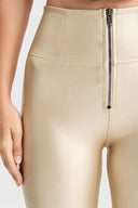 WRUP Faux Leather - Super High Waisted - Full Length - Gold