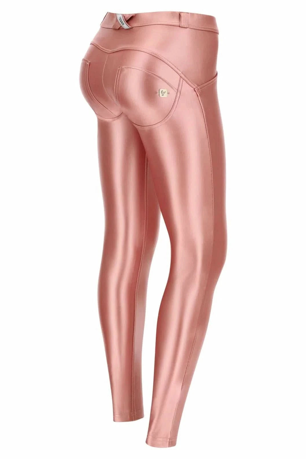 WR.UP® Metallic Faux Leather - Mid Rise - Full Length - Pink 3