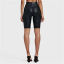 WRUP Metallic Lurex - High Waisted - Biker Shorts - Midnight Black