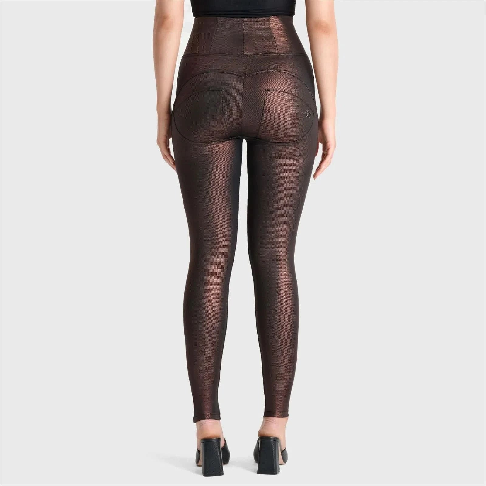 WR.UP® Metallic Lurex - Super High Waisted - Full Length - Bronze 3