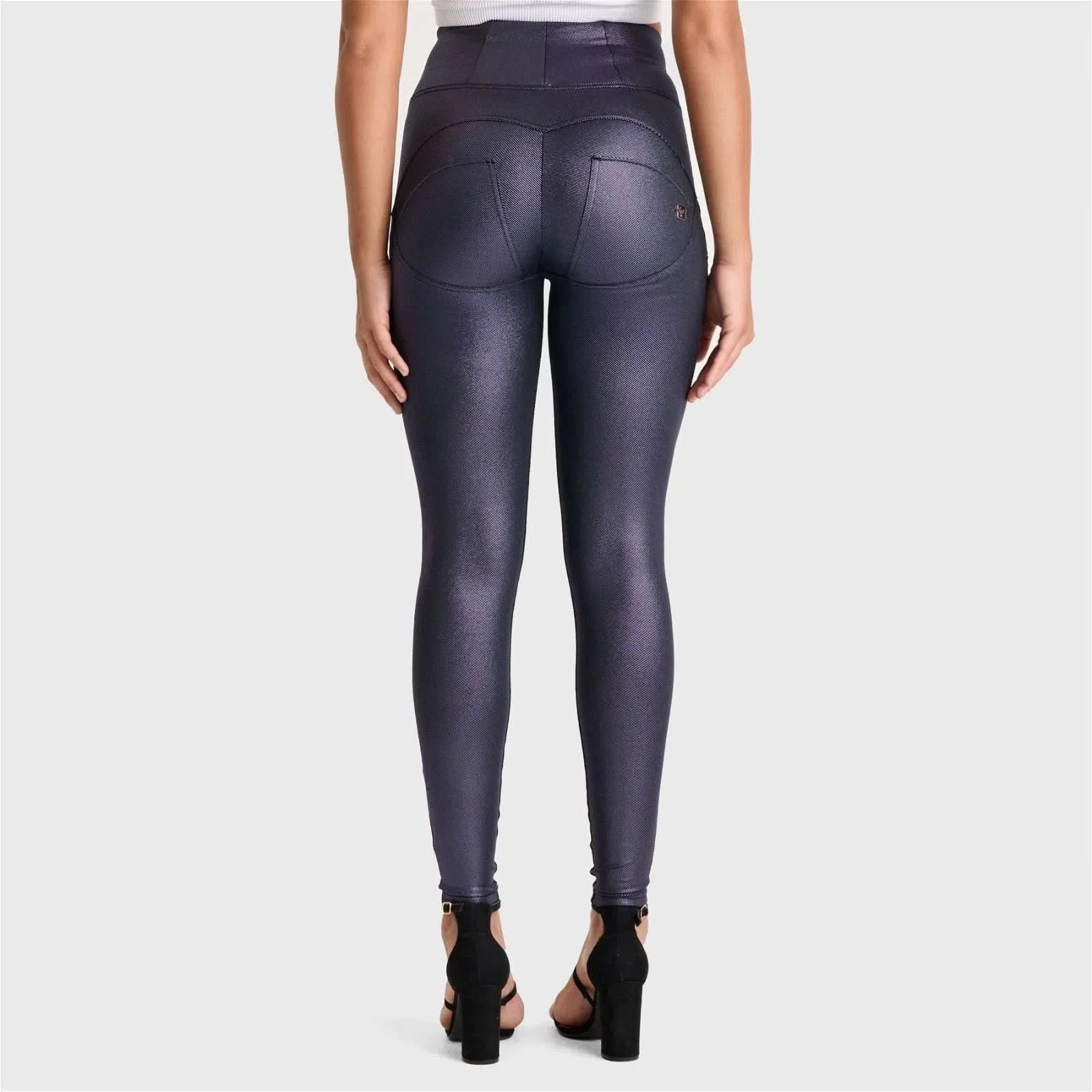 WR.UP® Metallic Lurex - Super High Waisted - Full Length - Ultra Violet 3