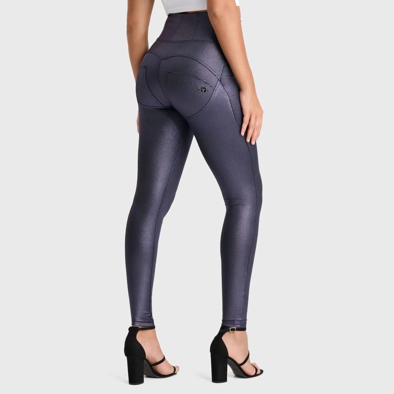 WR.UP® Metallic Lurex - Super High Waisted - Full Length - Ultra Violet 1