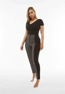 WRUP Mosaic Weave Fashion - Super High Waisted - Full Length - Grey