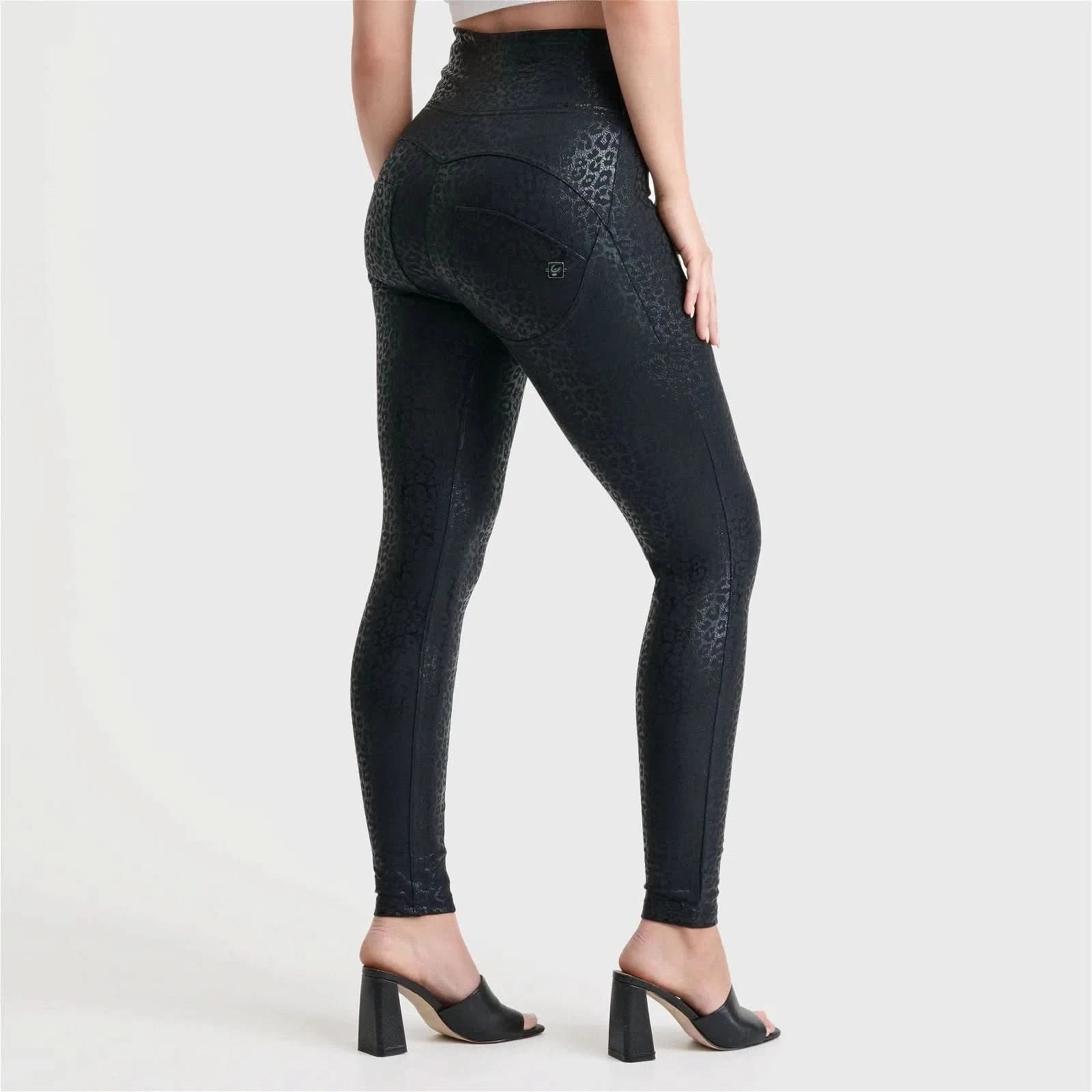 WRUP Panther Print Super High Waisted Full Length