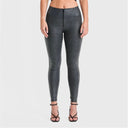 WRUP Snake Skin - High Waisted - Full Length - Black