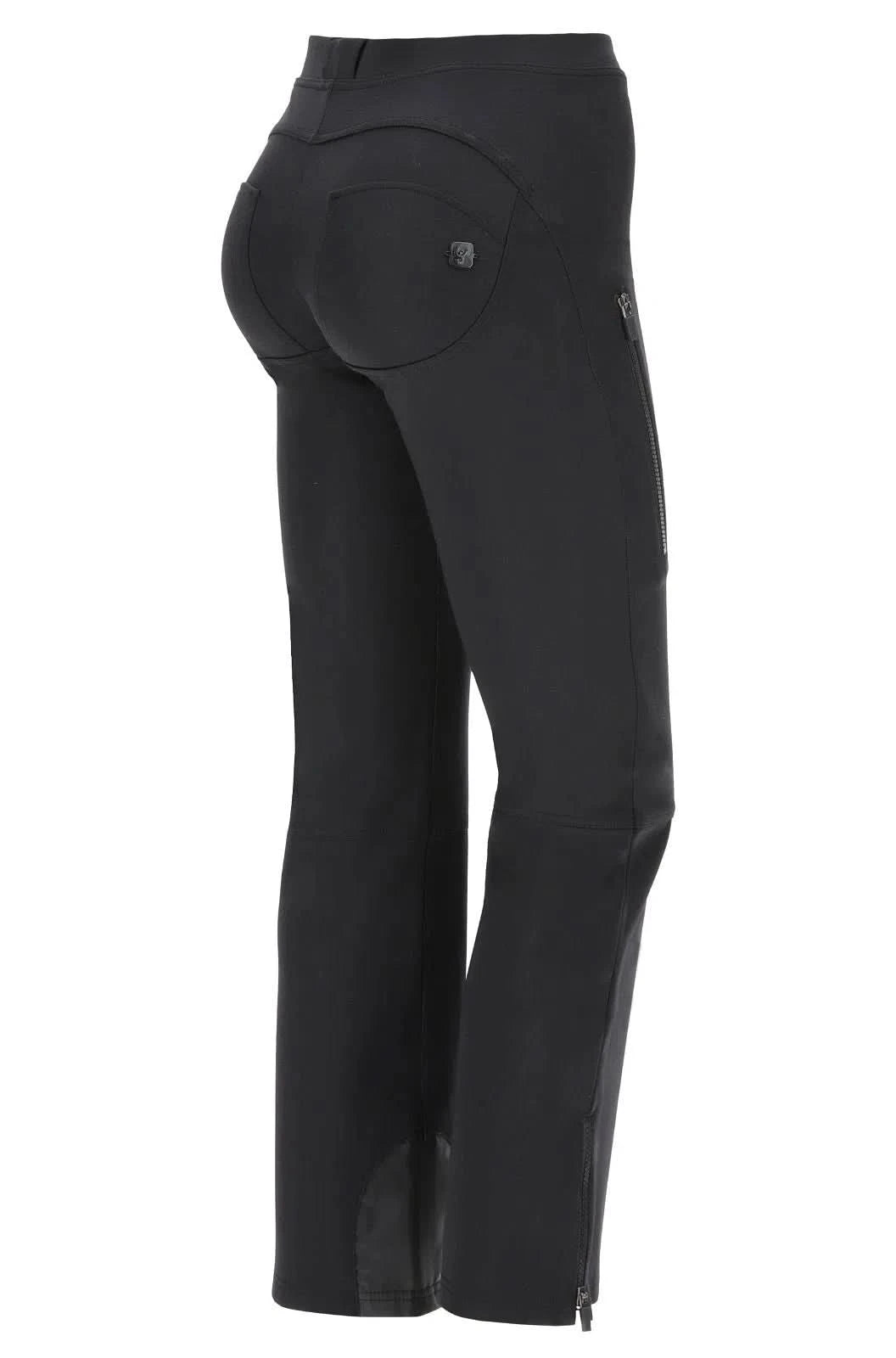 WR.UP® Snow trousers in Diwo Fabric - Mid Waist - Boot Cut - Black