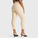 WRUP SNUG Curvy Jeans - High Waisted - 7/8 Length - Ivory