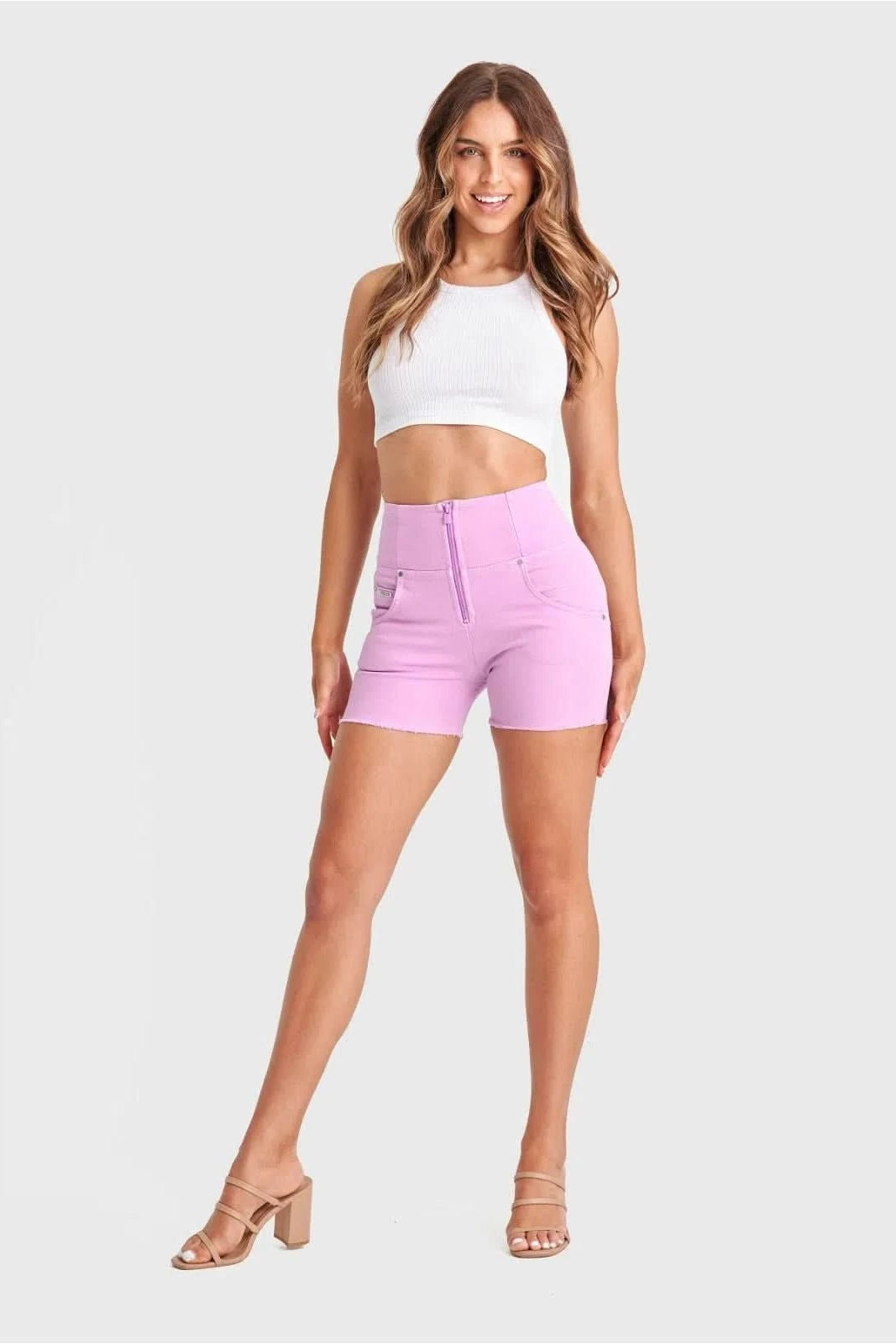 WR.UP® SNUG Jean - High Waisted - Shorts - Lilac 2