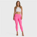 WRUP SNUG Jeans - High Waisted - 7/8 Length - Candy Pink