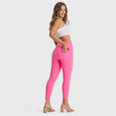 WRUP SNUG Jeans - High Waisted - 7/8 Length - Candy Pink